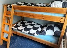 Schlafzimmer mit Etagenbett